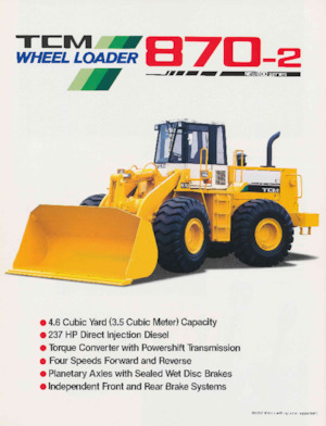 Kolové nakladače TCM 870-2