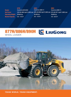 Kolové nakladače Liugong 886H