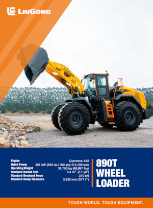 Kolové nakladače Liugong 890T