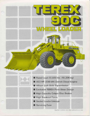 Kolové nakladače Terex 90 C