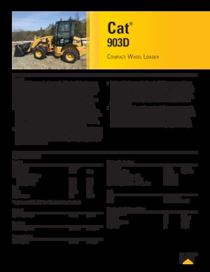 Kolové nakladače Caterpillar 903D