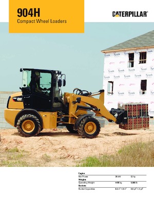 Kolové nakladače Caterpillar 904 H