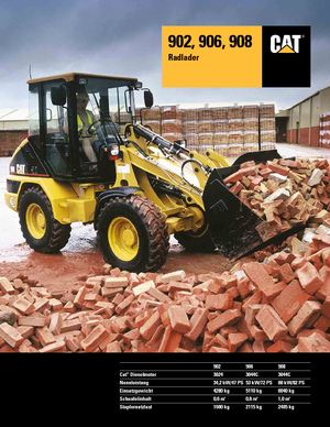 Kolové nakladače Caterpillar 906