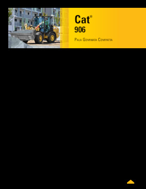 Kolové nakladače Caterpillar 906
