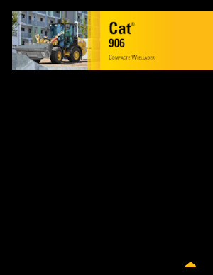 Kolové nakladače Caterpillar 906
