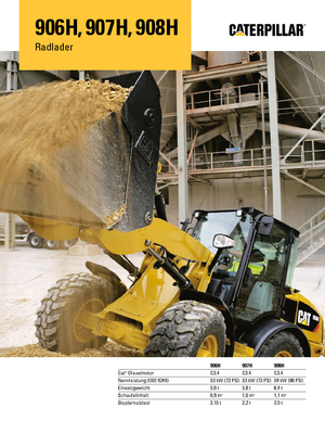 Kolové nakladače Caterpillar 907H