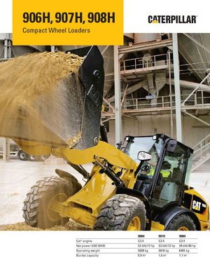Kolové nakladače Caterpillar 906H