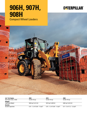 Kolové nakladače Caterpillar 907H
