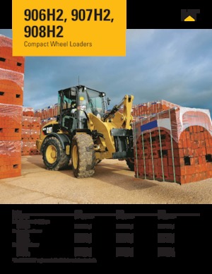 Kolové nakladače Caterpillar 907 H2