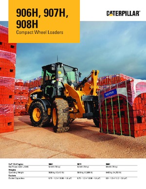 Kolové nakladače Caterpillar 907 H