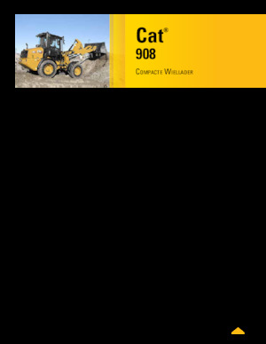 Kolové nakladače Caterpillar 908