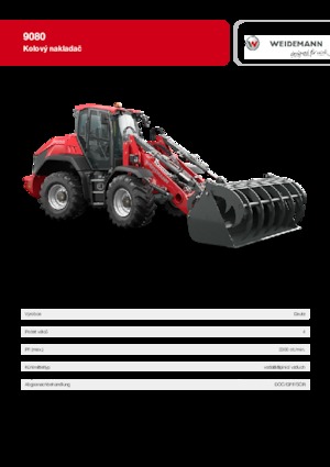 Kolové nakladače Weidemann 9080