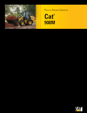 Kolové nakladače Caterpillar 908M