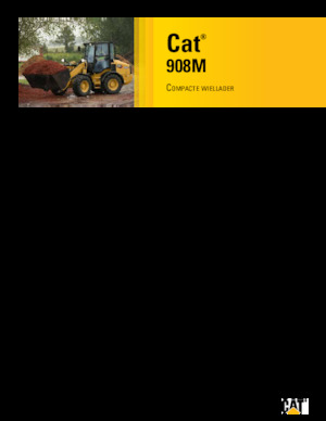 Kolové nakladače Caterpillar 908M