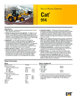 Kolové nakladače Caterpillar 914