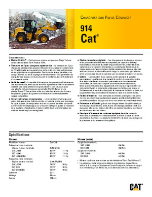 Kolové nakladače Caterpillar 914