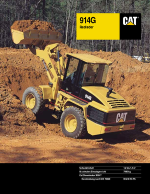 Kolové nakladače Caterpillar 914 G