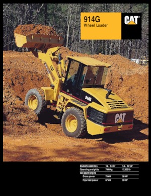 Kolové nakladače Caterpillar 914G2