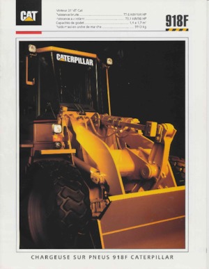 Kolové nakladače Caterpillar 918F