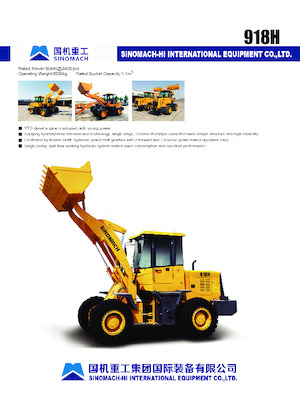 Kolové nakladače Sinomach 918H