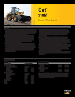 Kolové nakladače Caterpillar 918M
