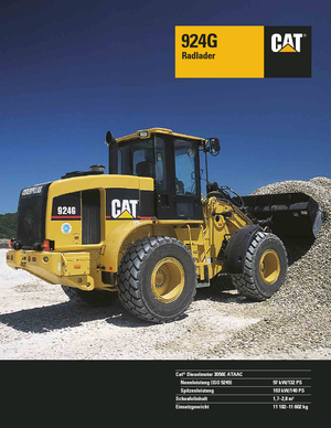 Kolové nakladače Caterpillar 924 G HL