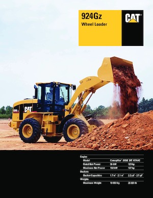 Kolové nakladače Caterpillar 924GZ