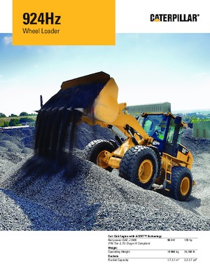 Kolové nakladače Caterpillar 924Hz