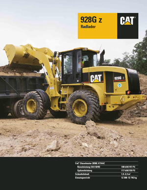 Kolové nakladače Caterpillar 928 Gz