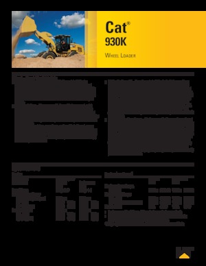 Kolové nakladače Caterpillar 930K