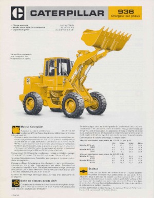 Kolové nakladače Caterpillar 936