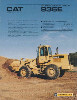 Kolové nakladače Caterpillar 936E