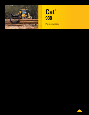 Kolové nakladače Caterpillar 938