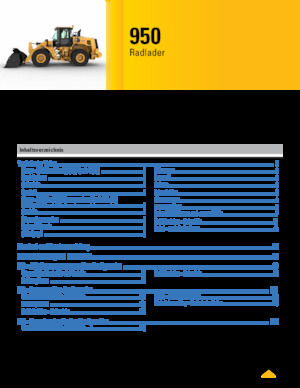 Kolové nakladače Caterpillar 950