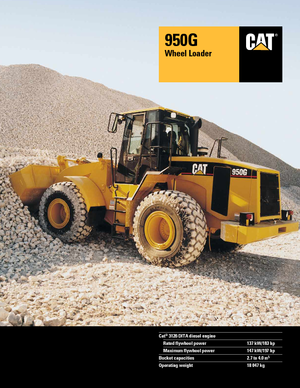 Kolové nakladače Caterpillar 950 G
