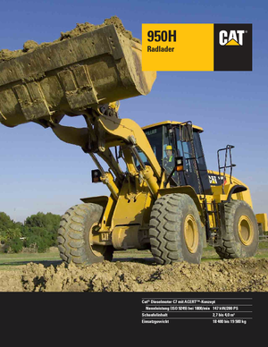 Kolové nakladače Caterpillar 950H