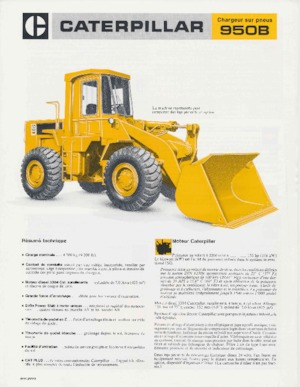 Kolové nakladače Caterpillar 950B