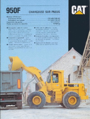 Kolové nakladače Caterpillar 950F