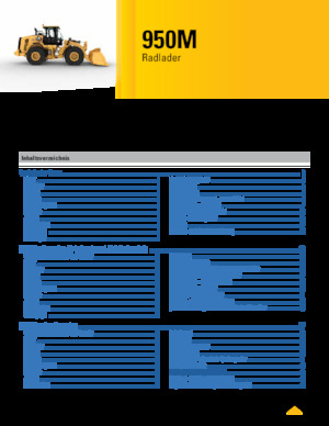 Kolové nakladače Caterpillar 950M