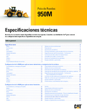 Kolové nakladače Caterpillar 950M