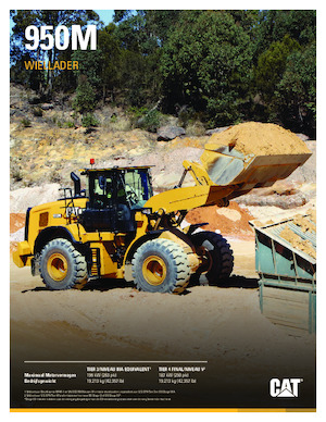 Kolové nakladače Caterpillar 950M