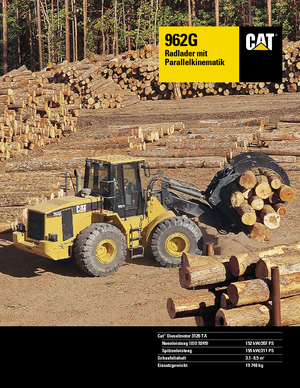 Kolové nakladače Caterpillar 962 G