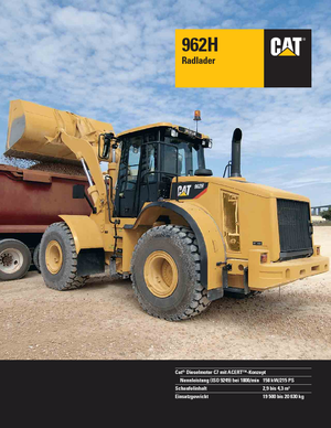 Kolové nakladače Caterpillar 962H