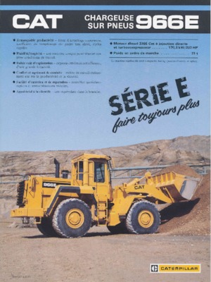 Kolové nakladače Caterpillar 966E