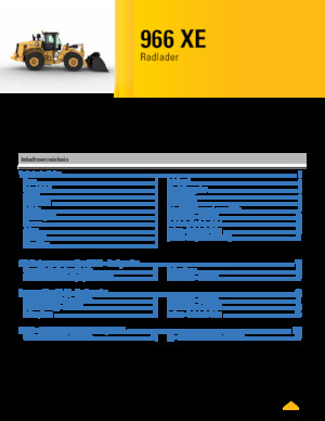 Kolové nakladače Caterpillar 966XE