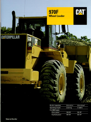 Kolové nakladače Caterpillar 970 F-StVZO