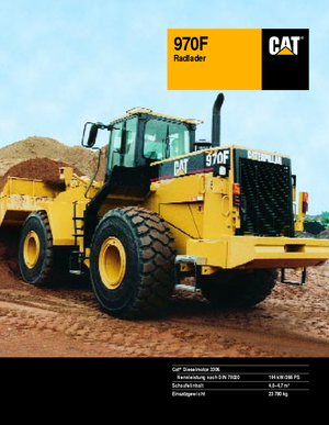 Kolové nakladače Caterpillar 970 F-StVZO