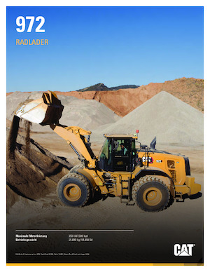 Kolové nakladače Caterpillar 972
