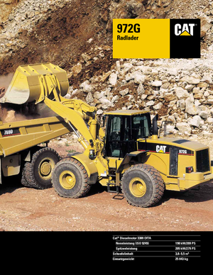 Kolové nakladače Caterpillar 972 G