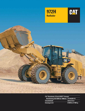 Kolové nakladače Caterpillar 972H